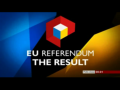 2016 | EU Referendum : The Result