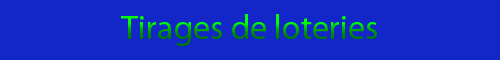 Tirages de loteries