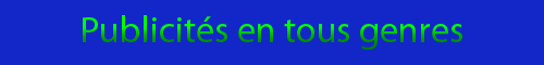 Publicités en tous genres